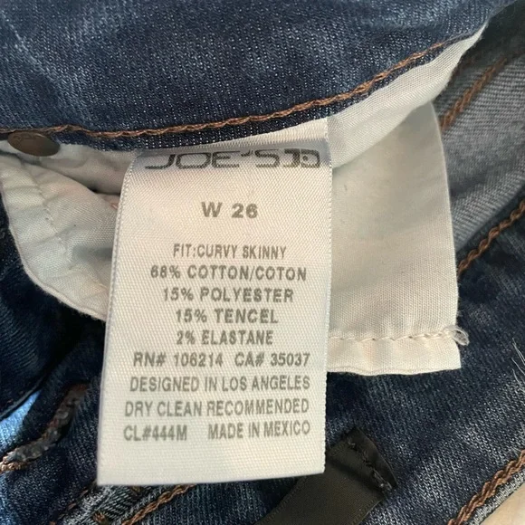 Joe’s Skinny Jeans in Dark Blue Denim - Picture 5 of 5